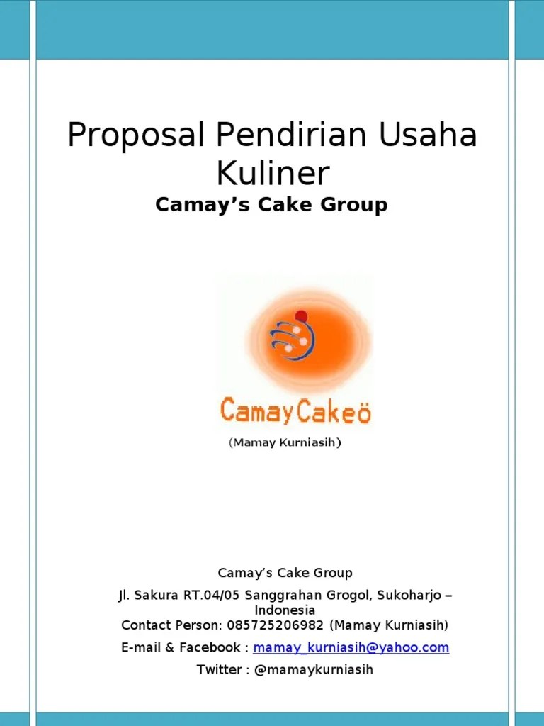 Proposal Kue