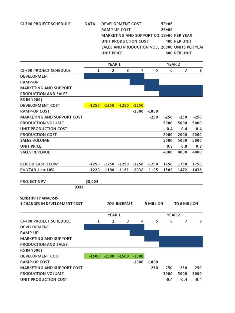 Base Case Financial Model