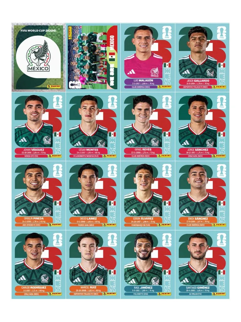 Figurinhas da Copa 2026 Parte 01 PDF