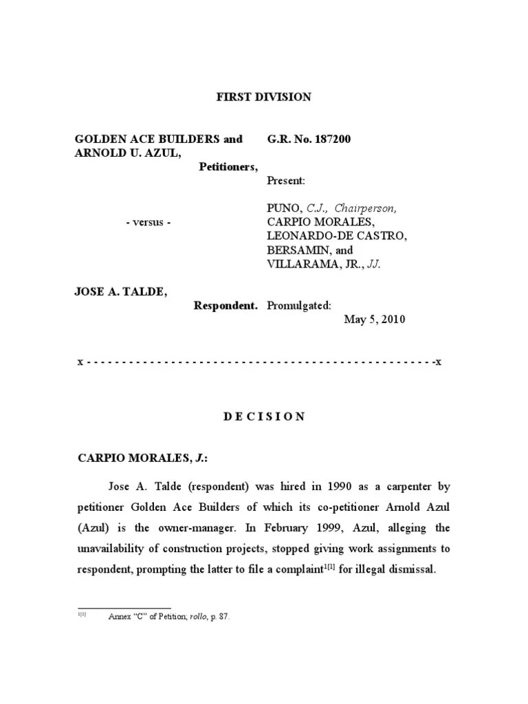 Separation Pay Employment Judiciaries