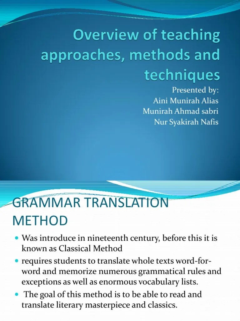 Grammar Translation Method Semiotics Cognitive Science