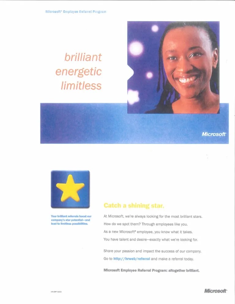 Microsoft Employee Referral Program PDF