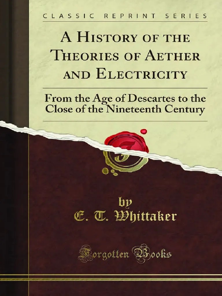 A History of The Theories of Aether and Electricity Luminiferous