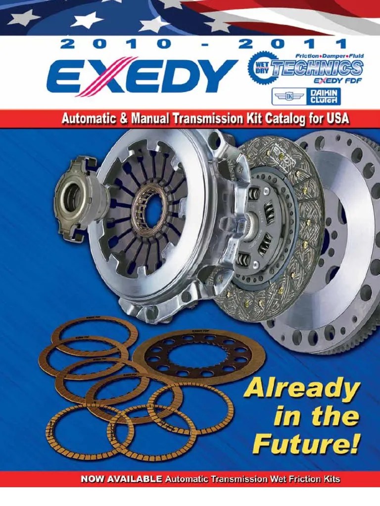 Exedy 2010 OEM Catalogue Automatic Transmission Clutch