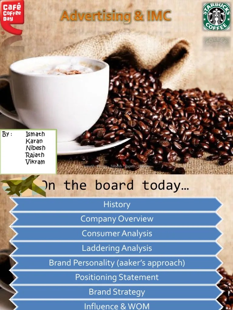 Final PPT (Advertising) Starbucks PDF Starbucks Audience Measurement