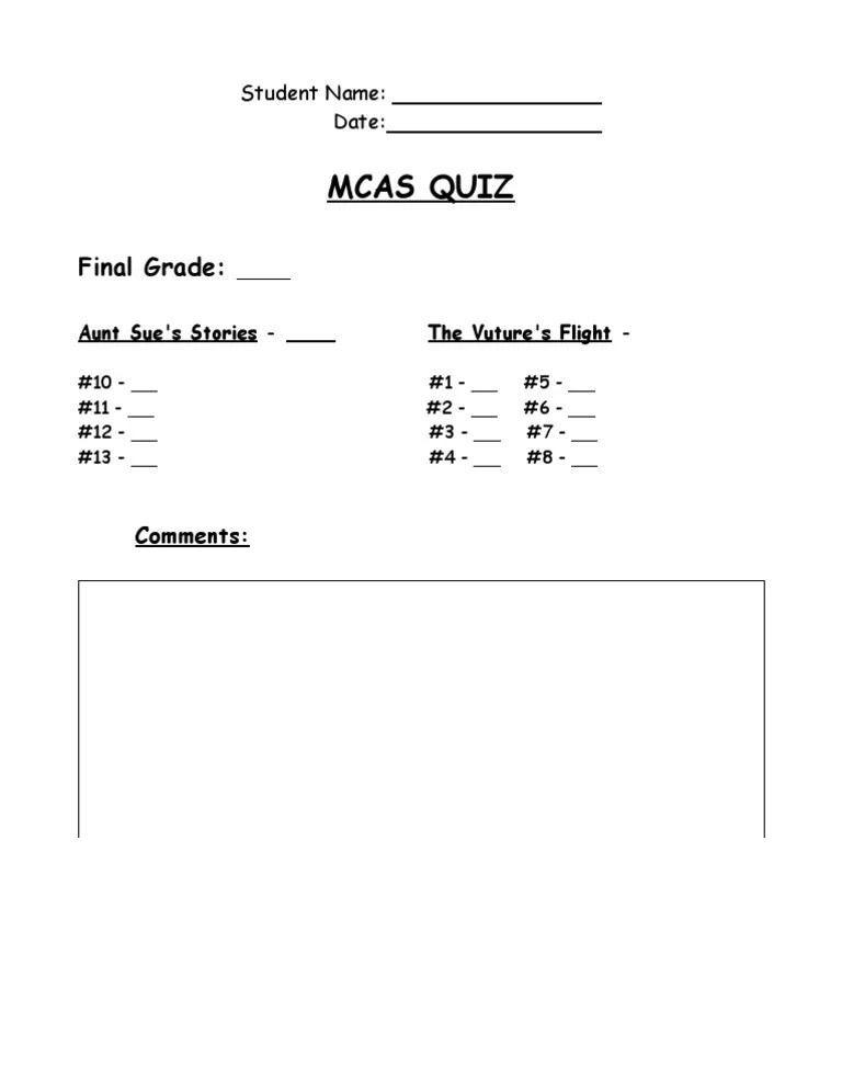 Math Mcas PDF
