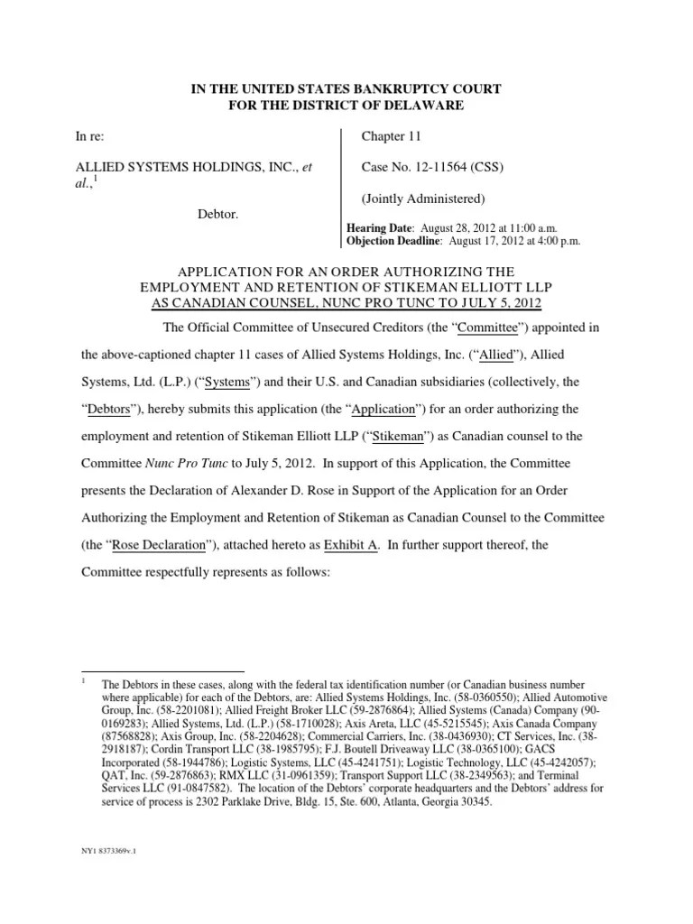 10000000324 Chapter 11 Bankruptcy