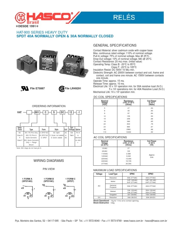 Reles Hasco PDF Switch Relay
