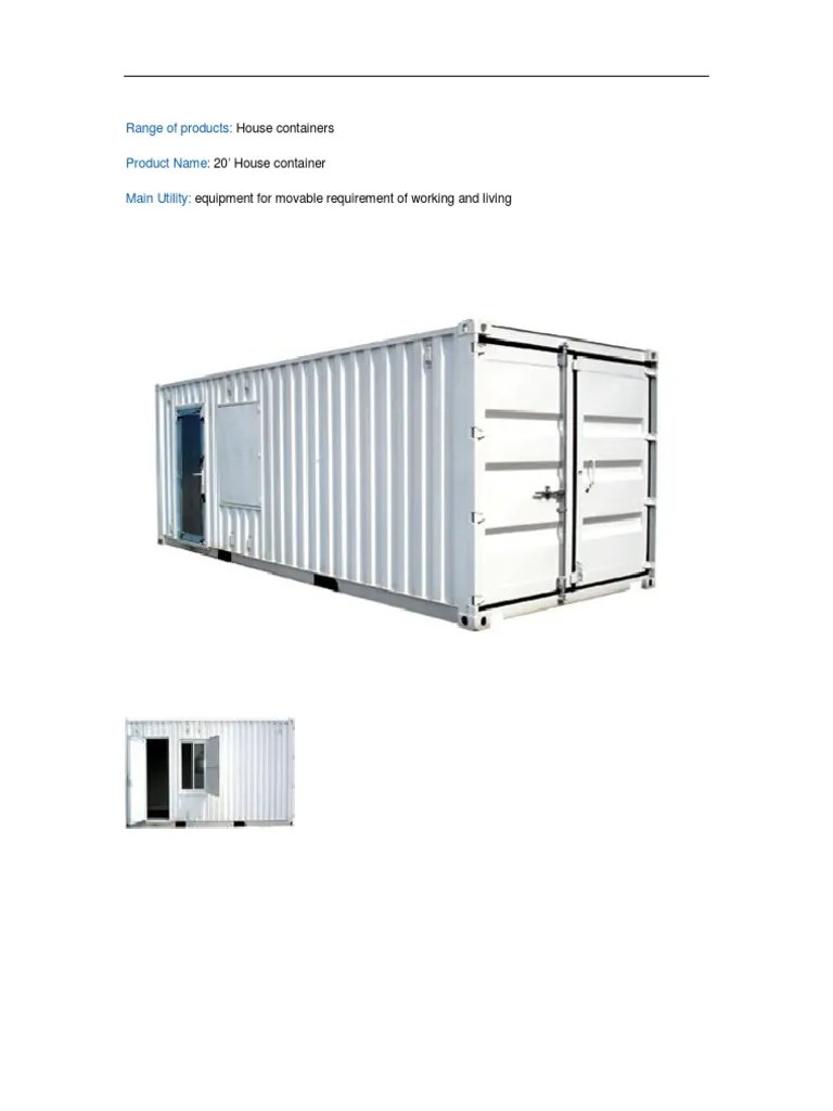 Office Container PDF Cargo