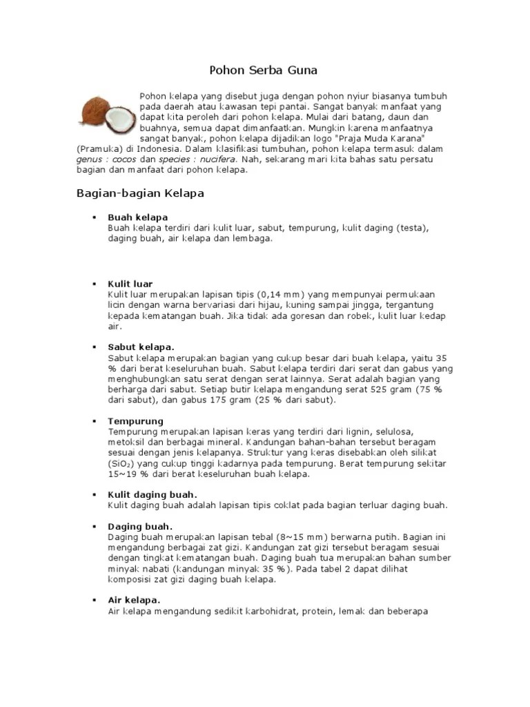 Makalah Pohon Serba Guna | PDF