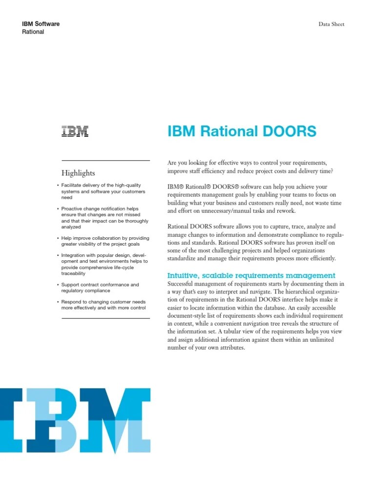 Ibm Rational Doors PDF