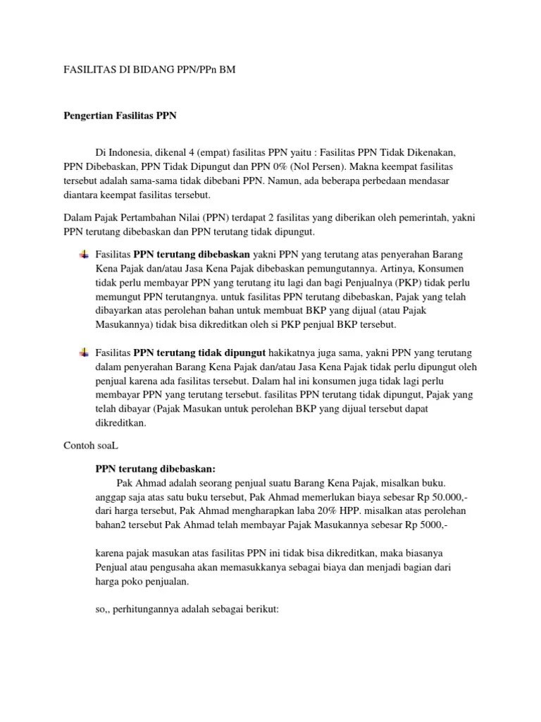 Contoh Soal Dan Jawaban Ppn Dan Ppnbm - Kemendikbud