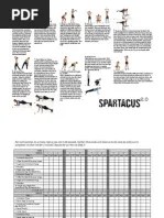 Spartacus Workout | Pdf | Physical Exercise | Aerobic Exercise