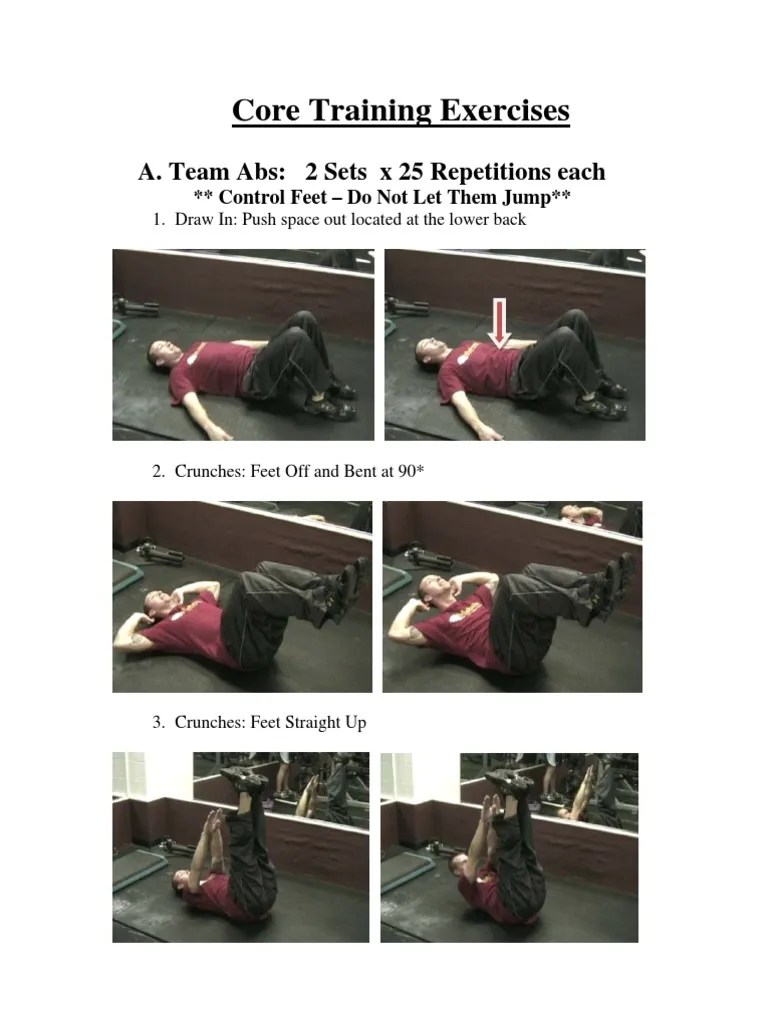 Core Exercises PDF