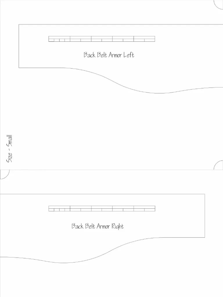 Boba Fett Armor Template PDF