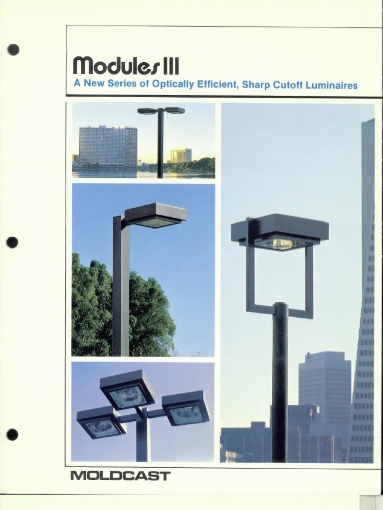 Moldcast Lighting Modules III Brochure 1984 PDF