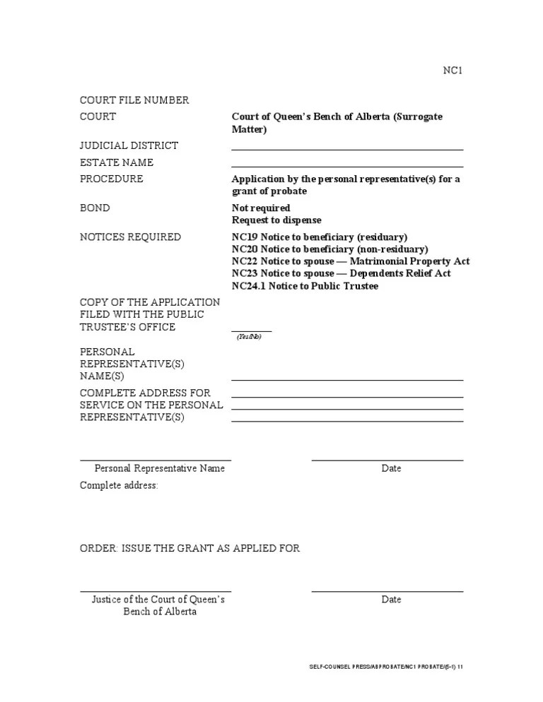 Form NC1 PDF