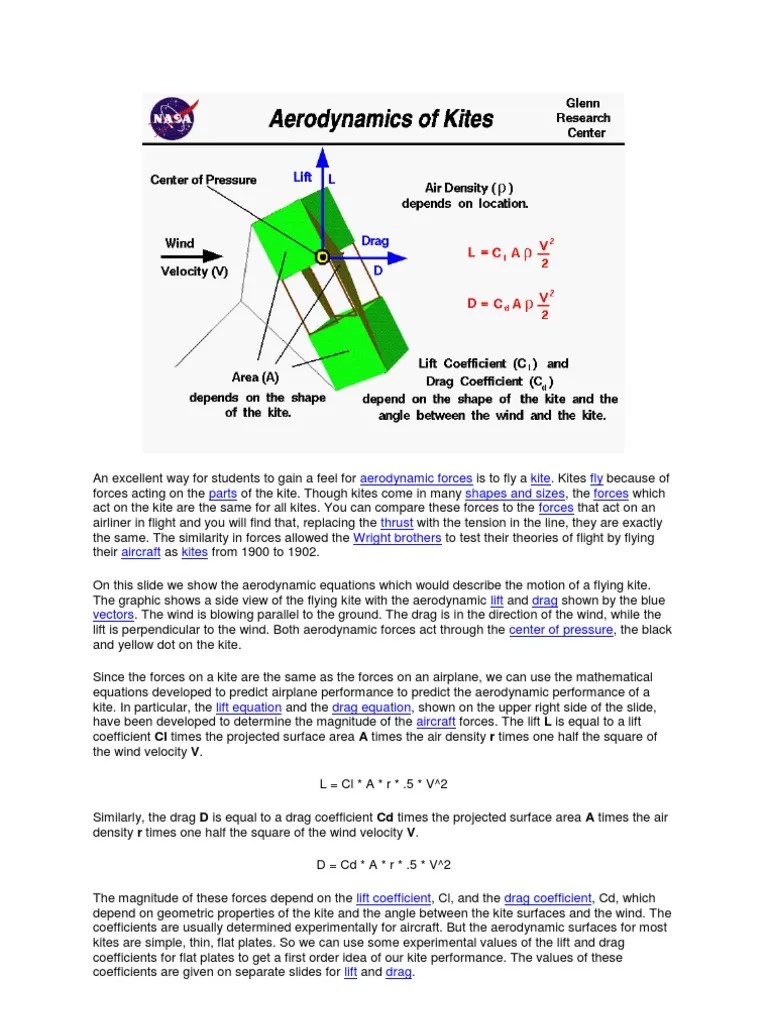 KITES PDF Lift (Force) Flight
