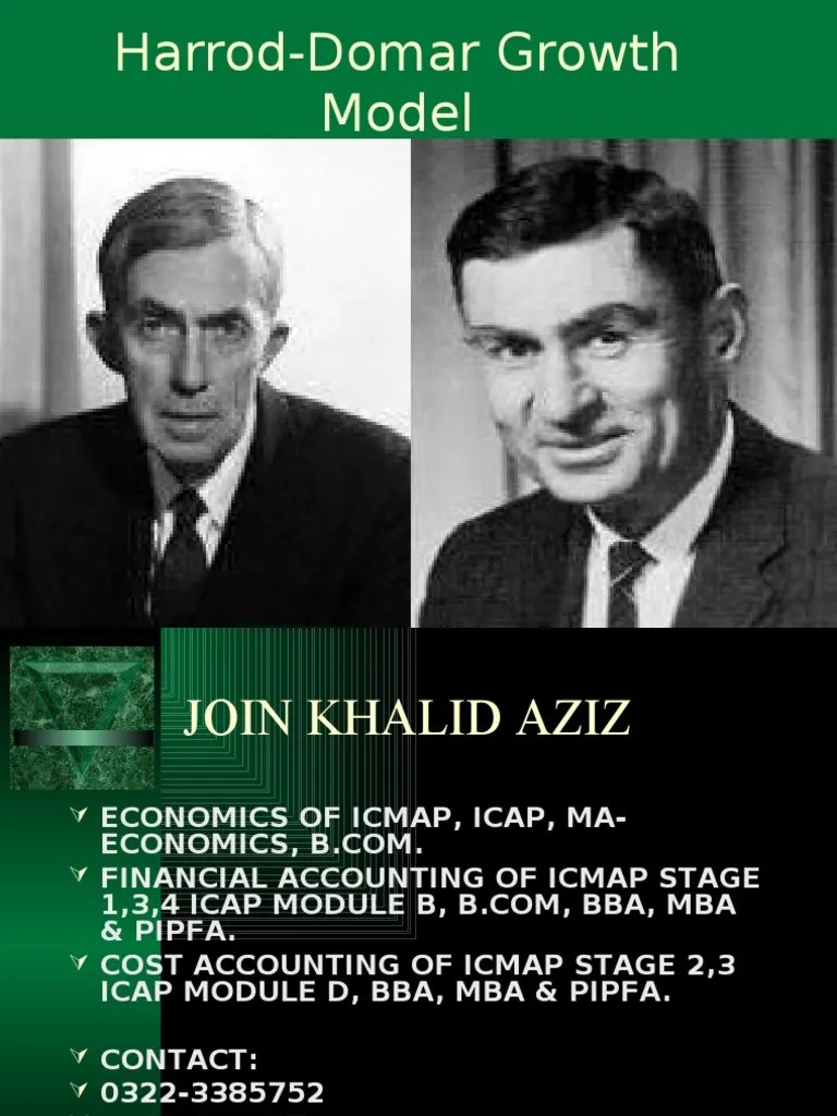 Harrod Domar Keynesian Economics Long Run And Short Run