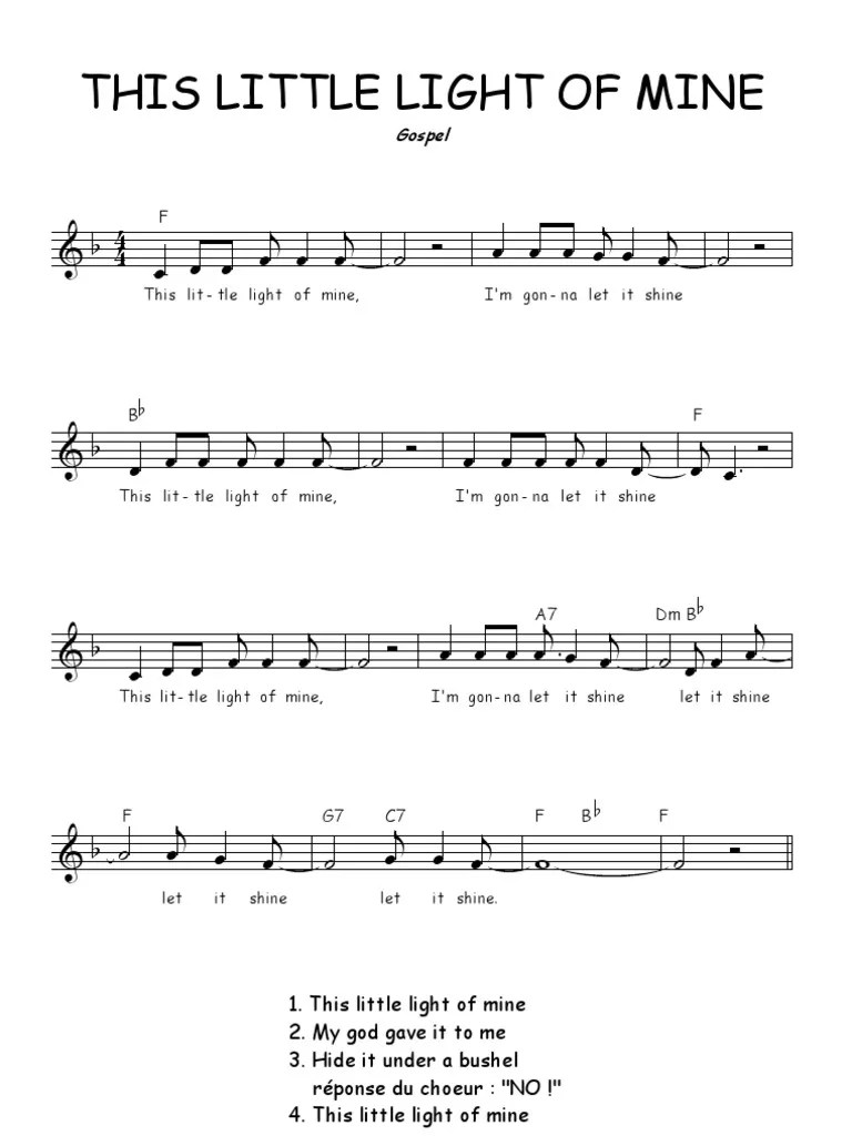 This Little Light of Mine PDF