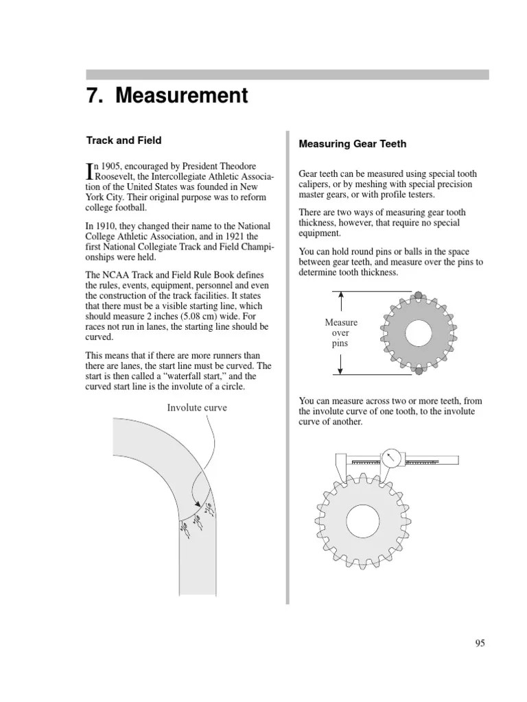 GEAR MEASUREMENT Gear Angle