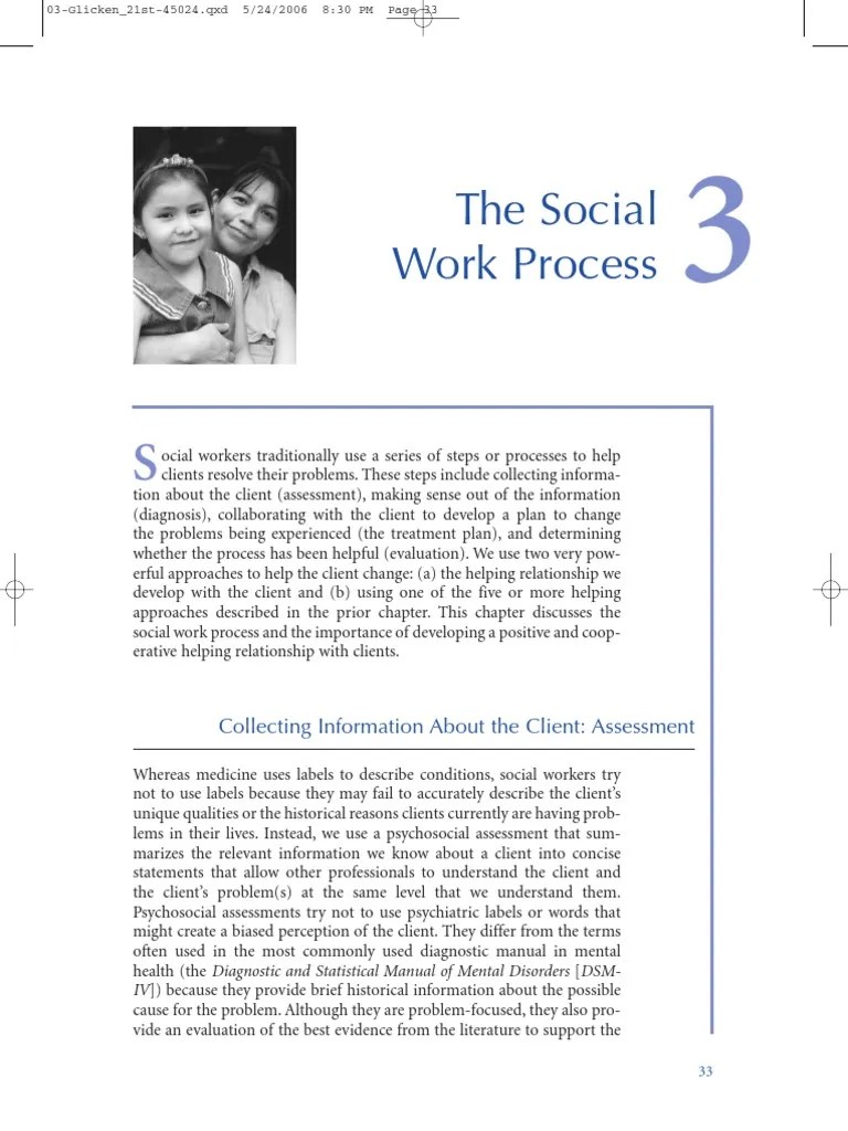 The Social Work Process PDF