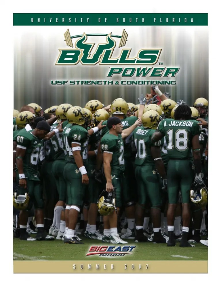University Of South Florida Strength &amp; Conditioning Manual | Pdf | Sports |  Athletic Sports