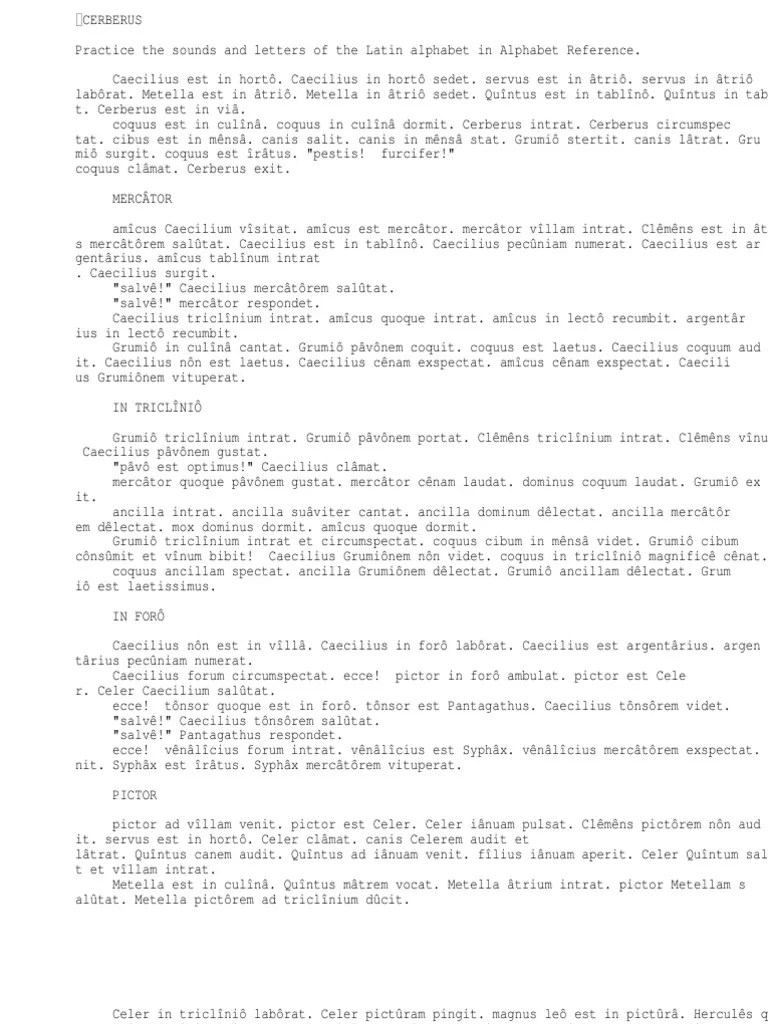 Cambridge Latin Course Unit 1