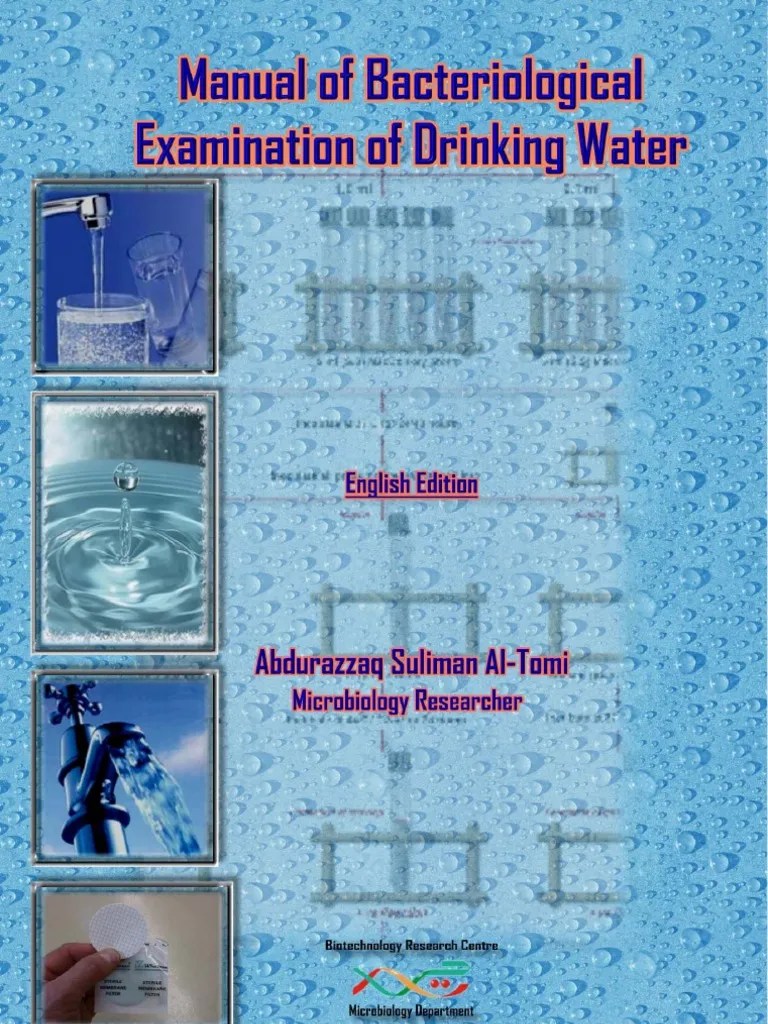 Bacteriological examination of Drinking Water(English Edition