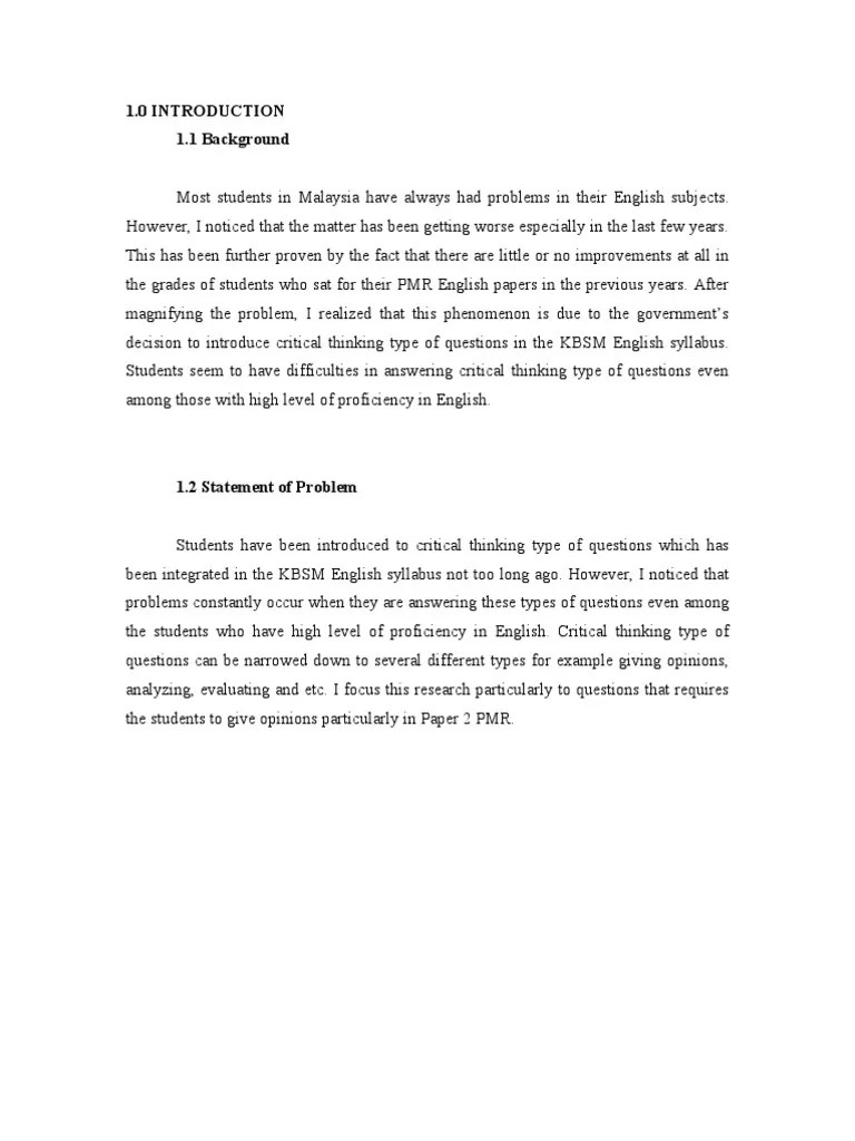 ACTION RESEARCH Vocabulary Question