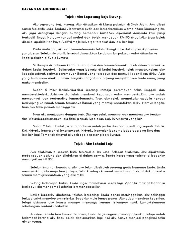 Karangan Autobiografi ~ 35+ images contoh karangan autobiografi diri  sendiri 10, karangan autobiografi, karangan autogbiorafi