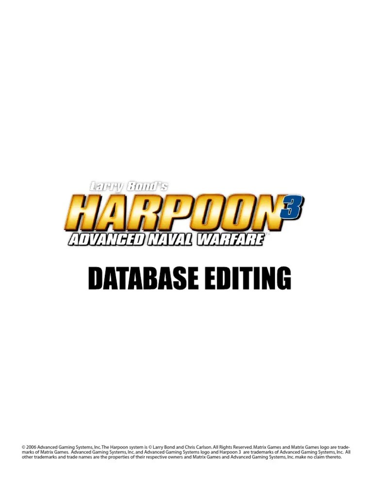 HP3 DatabaseManual Rev1.2 PDF Aerial Refueling Ships