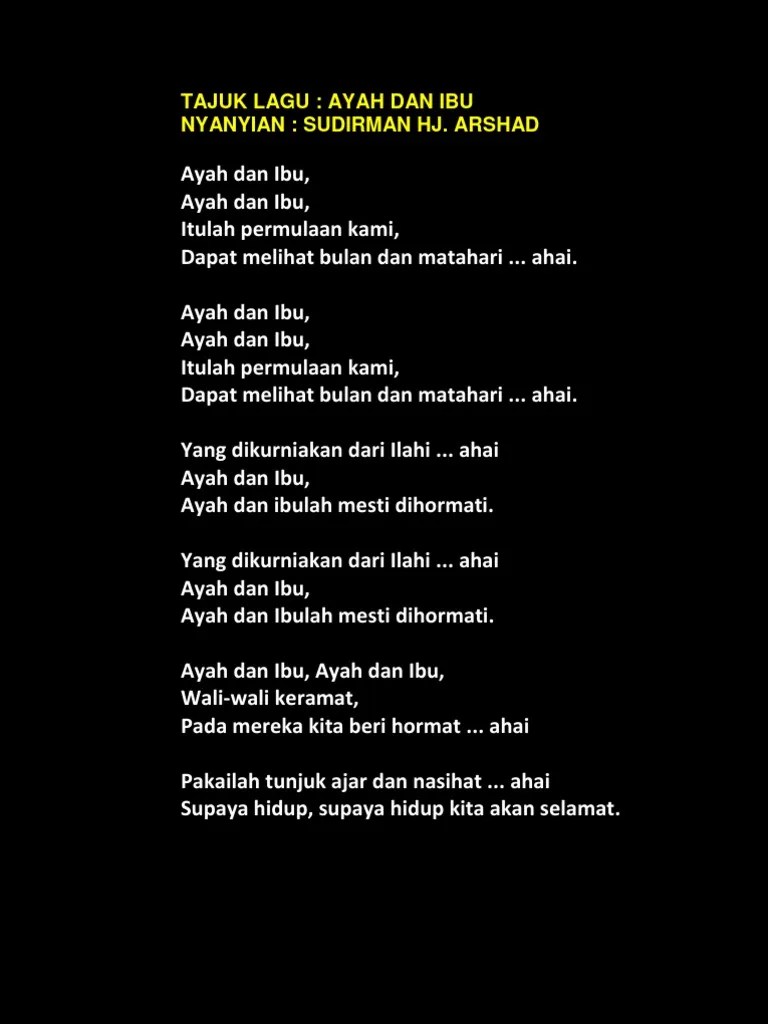 Lagu Jasa Ibu Dan Ayah - Nuring