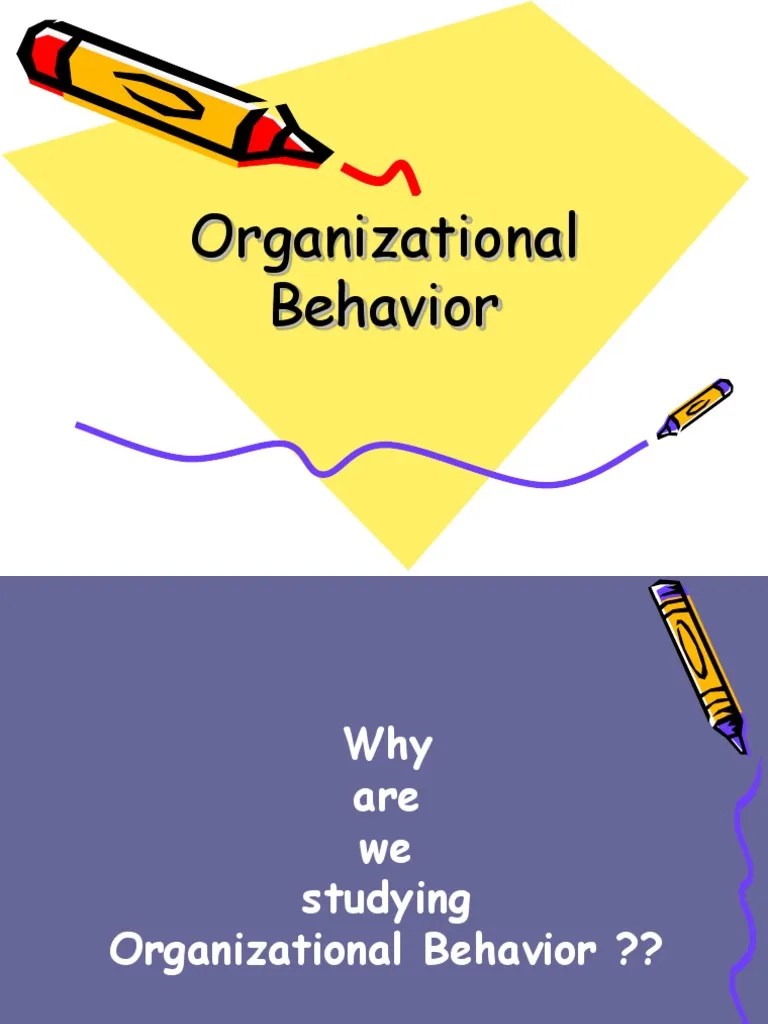 Fundamentals of Organization Behavior.ppt Organizational Behavior