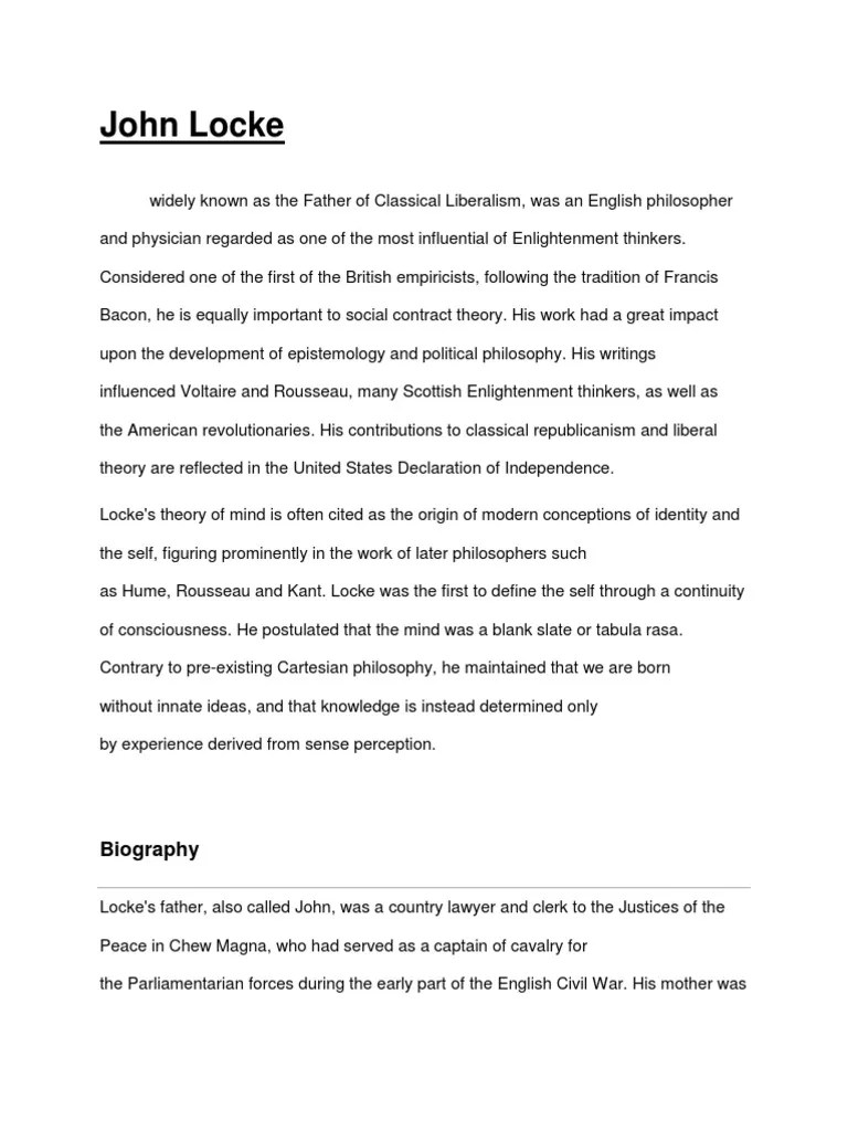 John Locke PDF John Locke Property