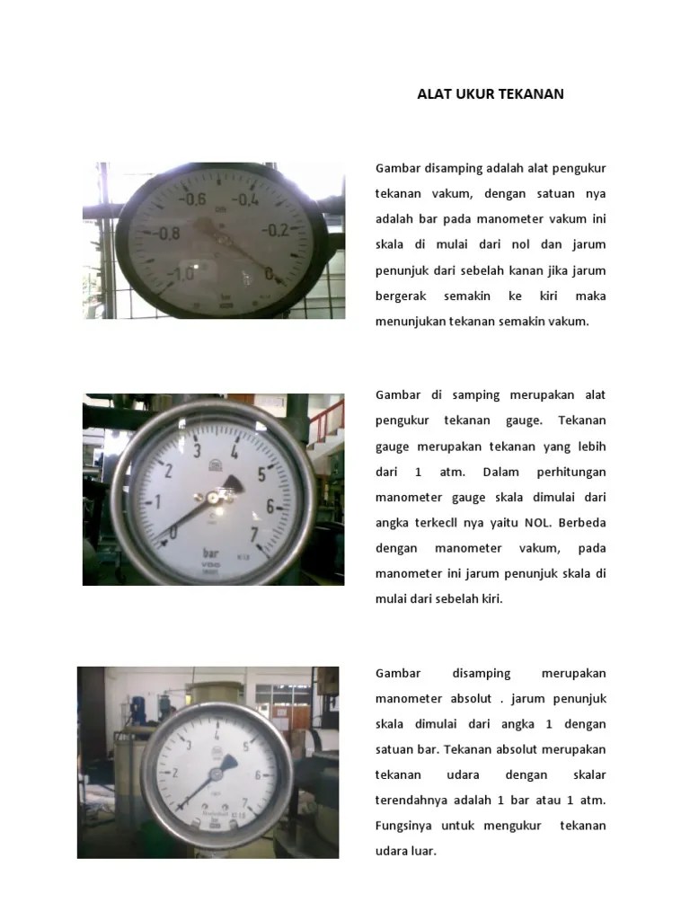 Manometer | PDF