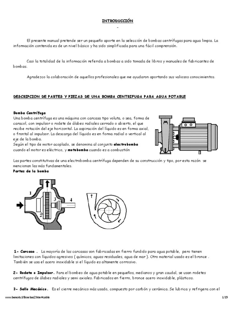Manual de Bombas | Bomba | Corriente eléctrica
