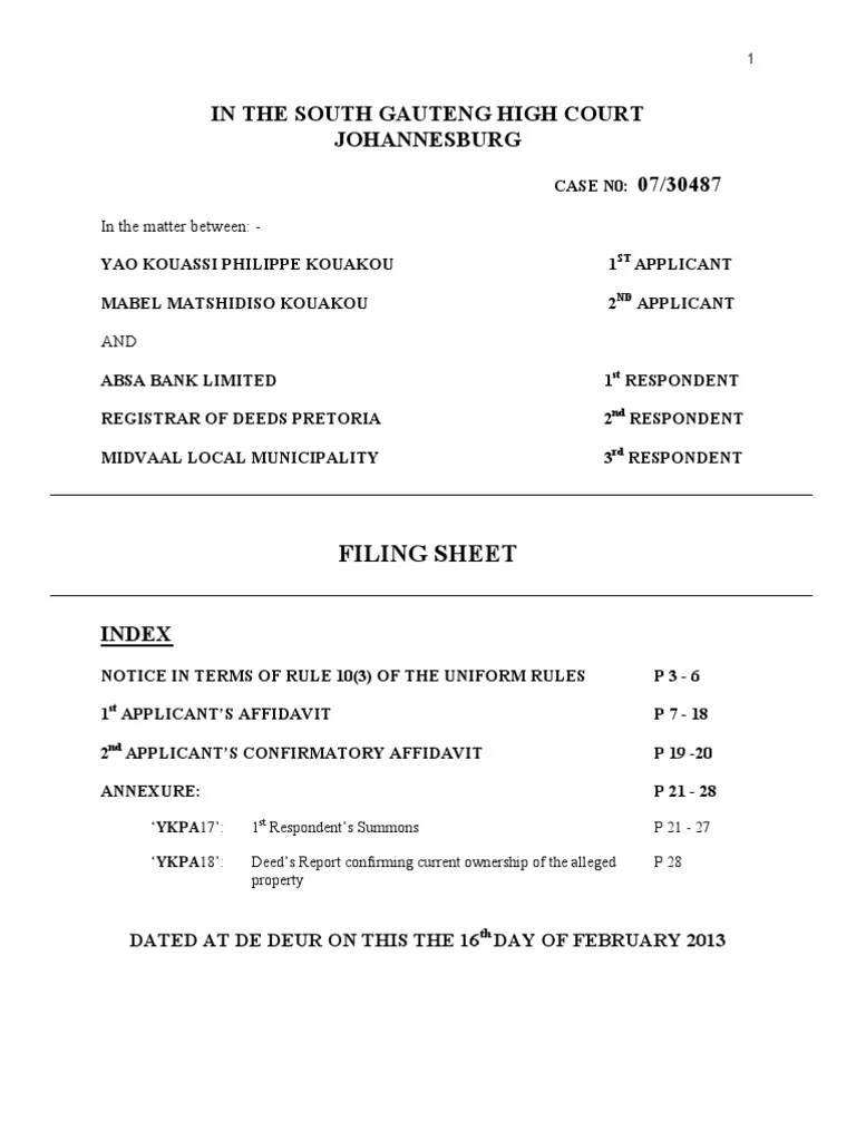 0730487 Notice of Joinder Affidavit Lawsuit