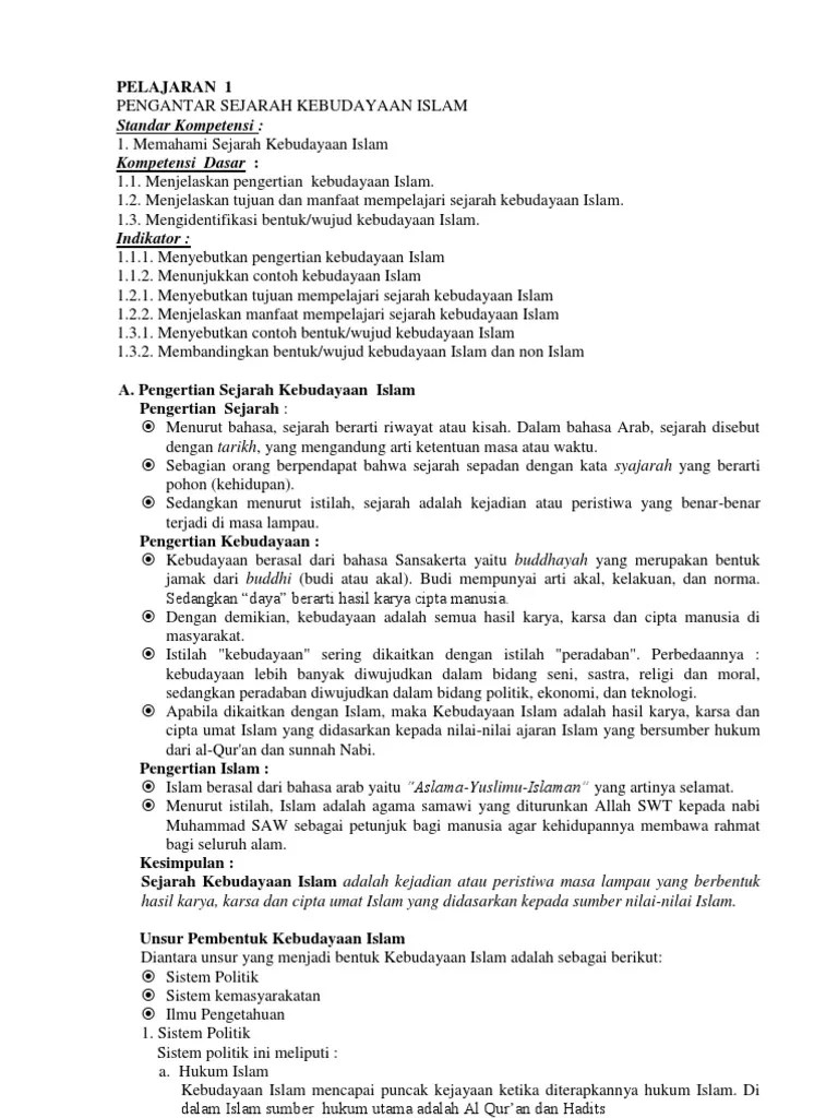 Materi SKI Kelas VII | PDF