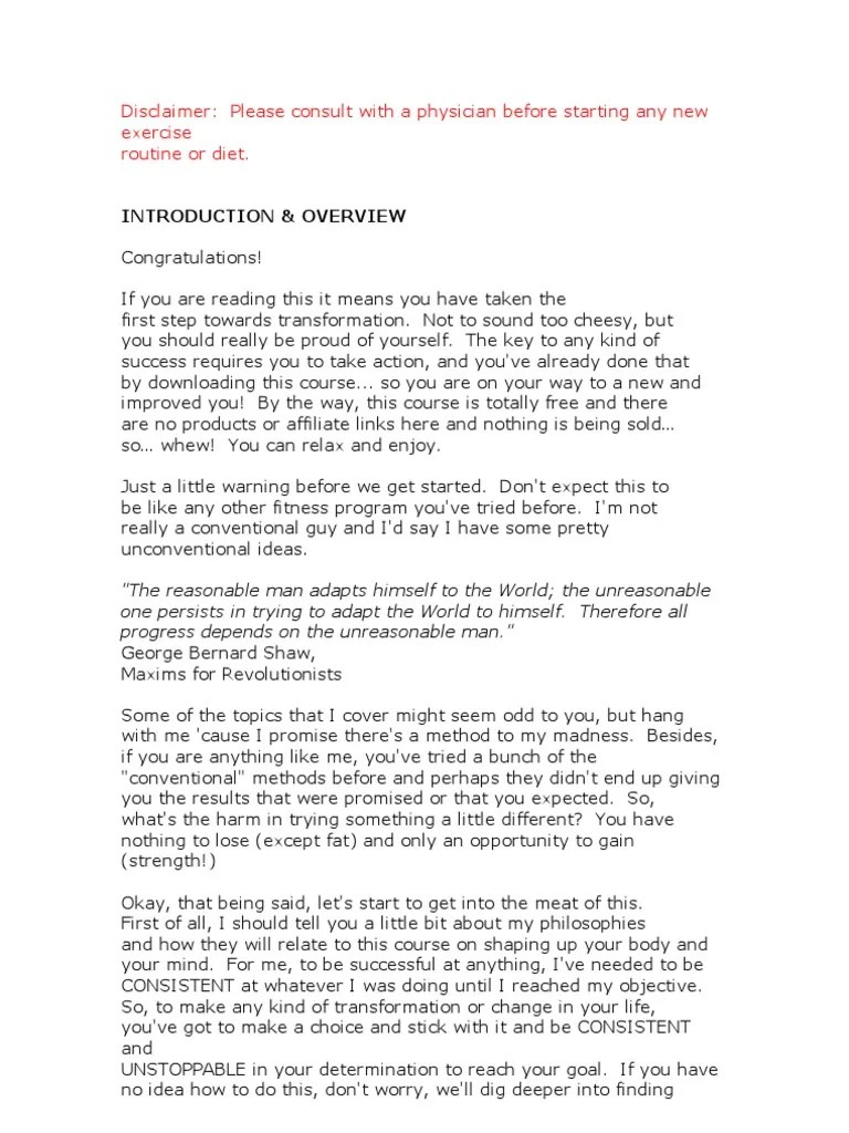 Consult A Physician Before Exercise Disclaimer ExerciseWalls