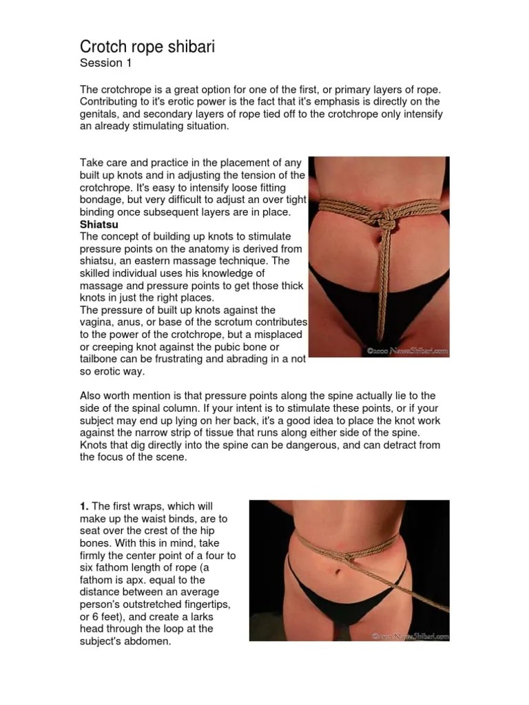 How To Do Shibari Knot Rope
