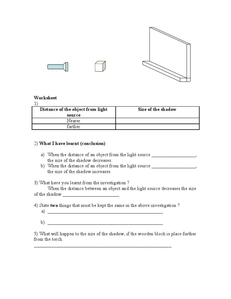Worksheet Light PDF