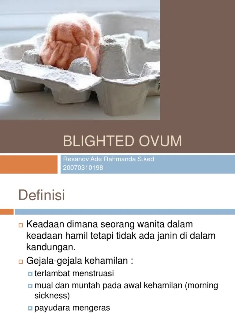 DEFINISI BLIGHTED OVUM PDF