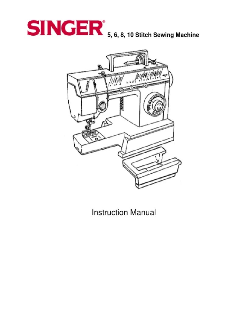 Singer Sewing Machine Instruction Manual | PDF | Sewing Machine | Seam