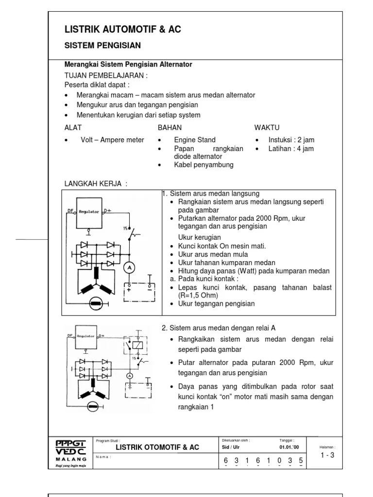 Merangkai Sistem Pengisian PDF | PDF
