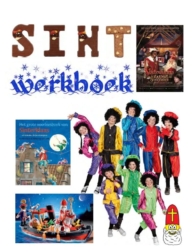 Sint Werkboek Met Sinterklaas Werkbladen Samengesteld Door Schoolgoochelaar Aarnoud Agricola Uit Utrecht