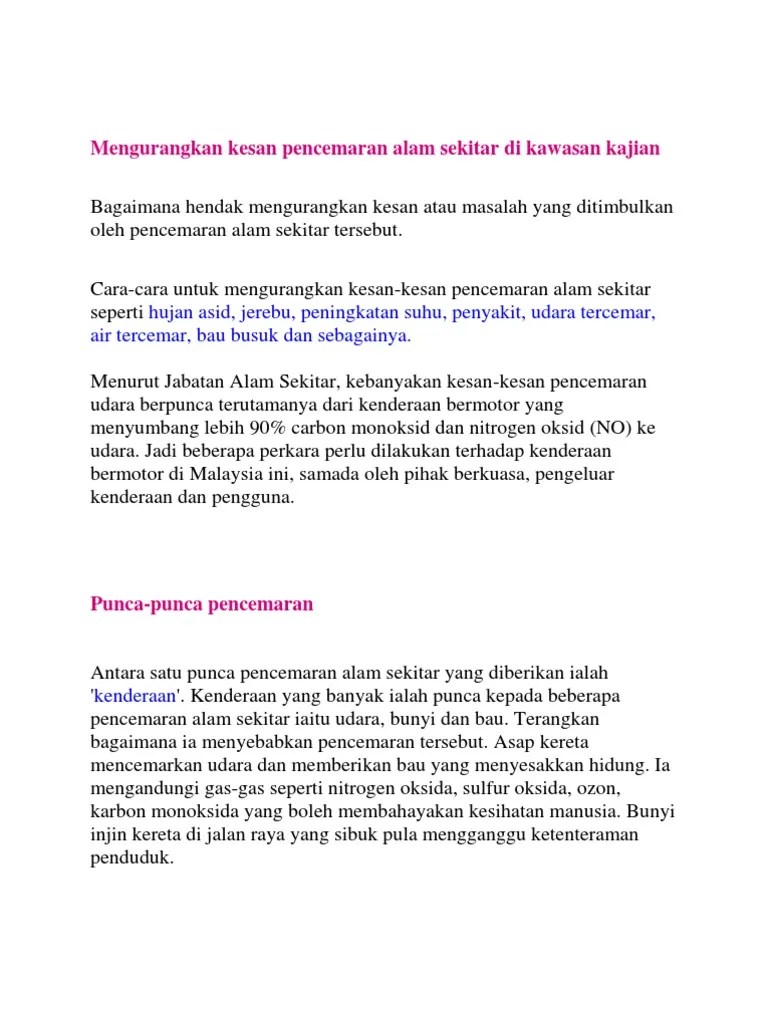 Pengaruh manusia terhadap cuaca dan iklim. Alam Sekitar