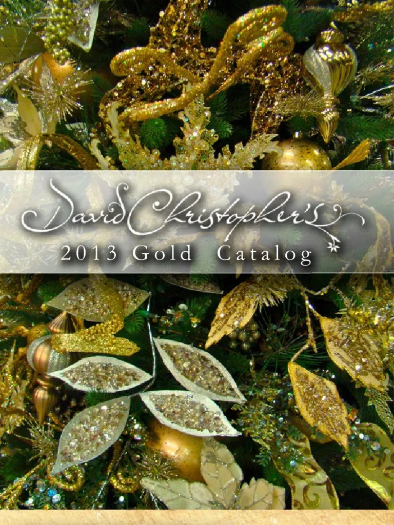 David Christopher's 2013 Gold Catalog Jewelry Nature
