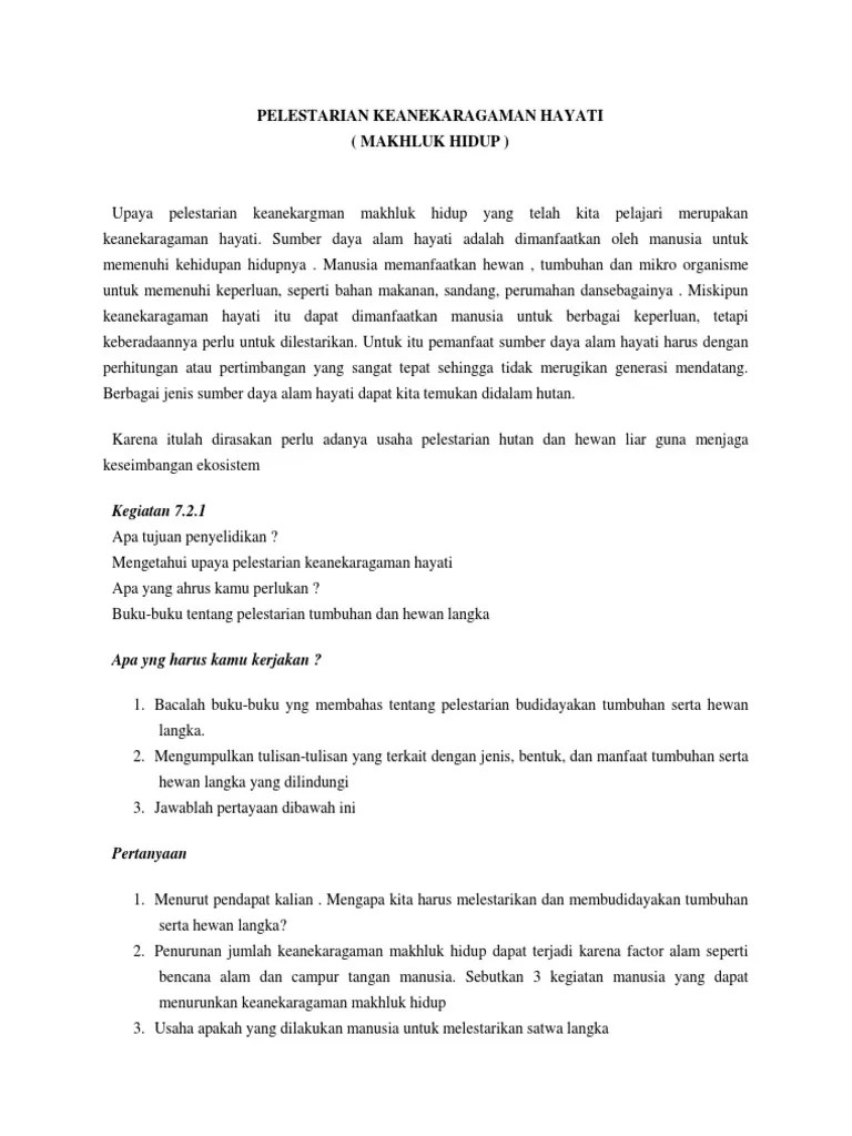 Mengapakah Kita Perlu Melestarikan Sungai Englshgunc