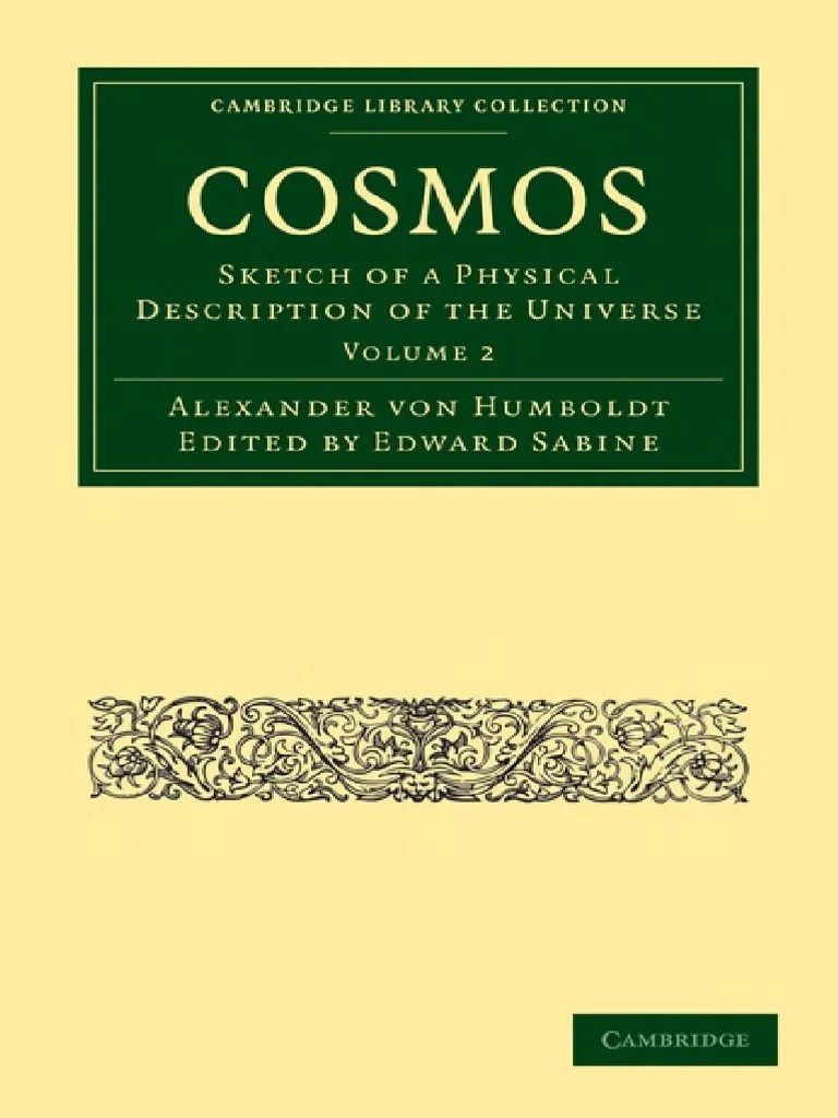 Alexander Von Humboldt Cosmos Vol 2 PDF Science Nature